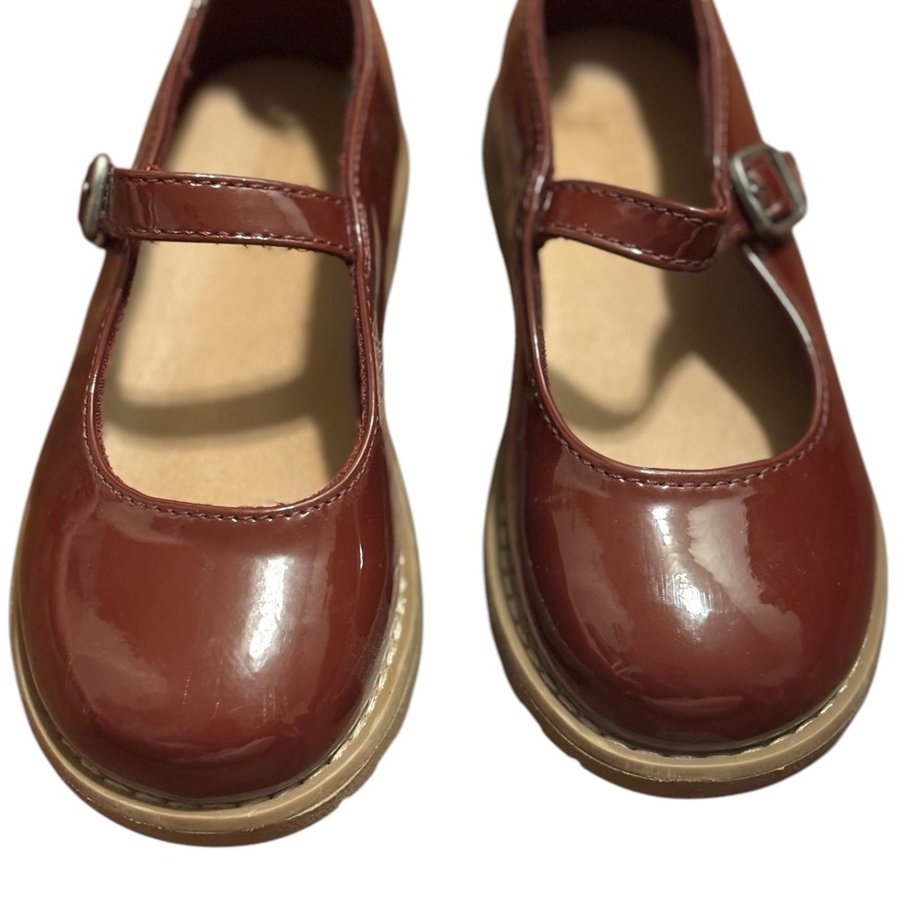 Classic Dressy Toddler Maroon Shoes